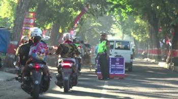 Satlantas Grobogan Gelar Uji Coba Satu Arah
