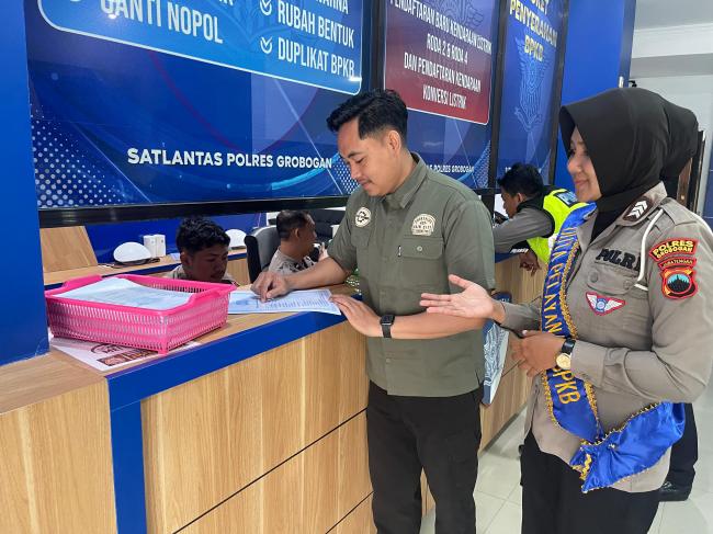 Pelayanan BPKB Satlantas Polres Grobogan Berjalan Prima dan Humanis